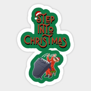 Step into Christmas Sticker